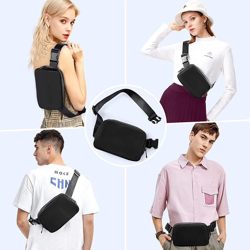 Belt Waist Bag Crossbody Fanny Pack for Women | Versatile Shoulder Chest Bag